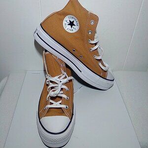 Converse Chuck Taylor Platform Lift Hi Sneakers Gingersnap Women Sz 11 A11537F